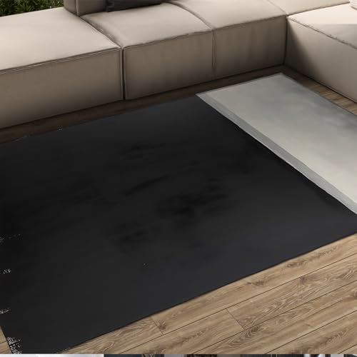HOBBOY Rutschfester großer Teppich Moderner minimalistischer schwarzer und Grauer Farbblock-Naht Druck Gemütliche dünne Fußmatten für den Flureingang des Gästezimmers 180 x 240 cm HOBBOY Rutschfester großer Teppich Moderner minimalistischer schwarzer und Grauer Farbblock-Naht Druck Gemütliche dünne Fußmatten für den Flureingang des Gästezimmers 180 x 240 cm von HOBBOY
