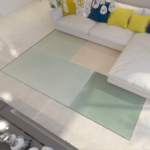 HOBBOY Teppichläufer für Flure rutschfest Niederflor Waschbar Hellgrün Farbblock Bodenmatte für Wohnzimmer Sofa Schlafzimmer Küche Schlafsaal 60 x 100 cm HOBBOY Teppichläufer für Flure rutschfest Niederflor Waschbar Hellgrün Farbblock Bodenmatte für Wohnzimmer Sofa Schlafzimmer Küche Schlafsaal 60 x 100 cm von HOBBOY