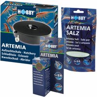 Hobby - Set zur Artemia Aufzucht: Aufzuchtschale + 20 ml Eier + 195g Salz von HOBBY