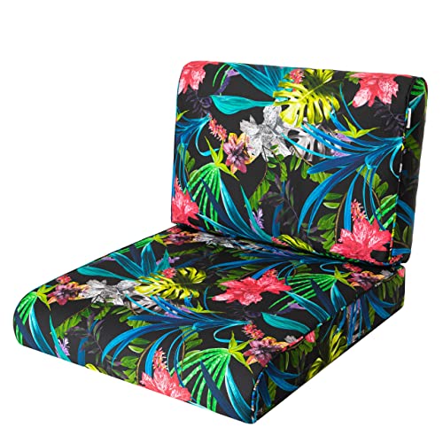 HOBBYGARDEN Outdoor Kissen 50x50 cm in Bunte Blätter – Sitzkissen für Balkonmöbel, Hollywoodschaukel & Lounge Möbel Outdoor | Modell NEL für Garten & Terrasse HOBBYGARDEN Outdoor Kissen 50x50 cm in Bunte Blätter – Sitzkissen für Balkonmöbel, Hollywoodschaukel & Lounge Möbel Outdoor | Modell NEL für Garten & Terrasse von HOBBYGARDEN