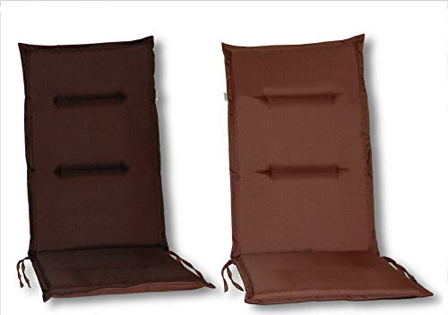 Hobbygarden Garden Pillow Miami Dark Brown + Light Brown von HOBBYGARDEN