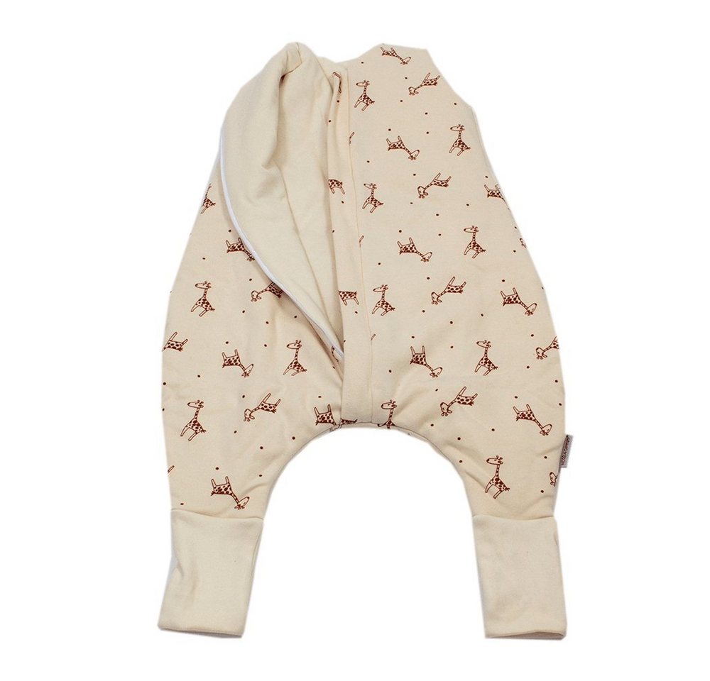 HOBEA-Germany Babyschlafsack Schlafsack Giraffen beige S, mit Füßen und Beinen HOBEA-Germany Babyschlafsack Schlafsack Giraffen beige S, mit Füßen und Beinen von HOBEA-Germany
