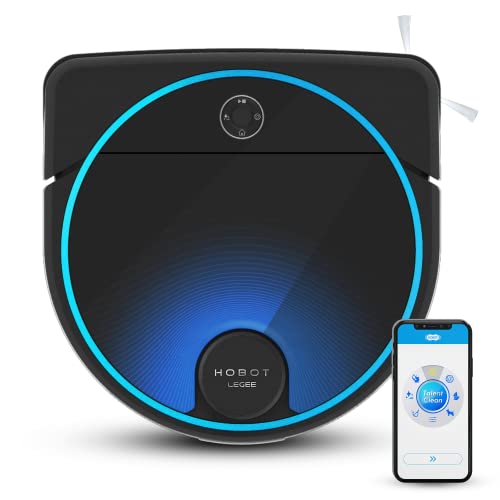 HOBOT Smartbot Wischroboter mit Wasser und motorisierten Mopps, die 900 Mal/min schrubben, saugt auch mit App und Sprachsteuerung. LEGEE-7 von HOBOT