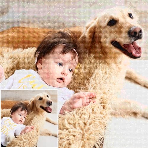 Diamond Painting Eigenes Foto, 5D Diamond Painting Personalisiert Selbst Gestalten, Benutzerdefinierte Design Diamant Paintings Full Bilder Perfekt DIY Geschenke für Erwachsene Home Décor 30X50cm Diamond Painting Eigenes Foto, 5D Diamond Painting Personalisiert Selbst Gestalten, Benutzerdefinierte Design Diamant Paintings Full Bilder Perfekt DIY Geschenke für Erwachsene Home Décor 30X50cm von HOBULL