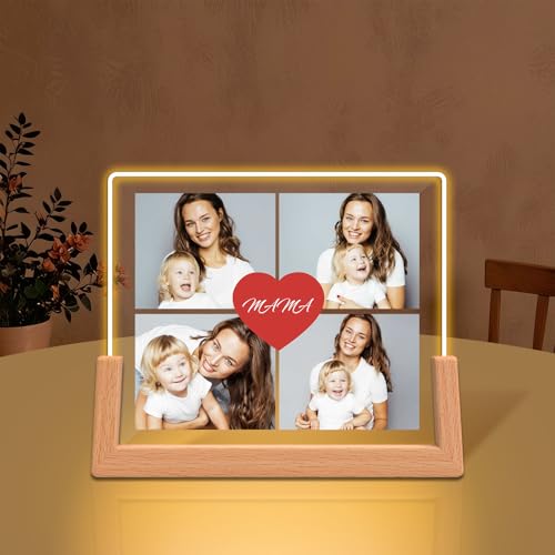 HOBULL Muttertagsgeschenke für Mama Personalisiert Fotobild Geschenke für Mama, Geschenkideen zum Mutter Acryl Bilderrahmen Muttertag Personalisierte mit Foto, Geburtstagsgeschenk für Frauen HOBULL Muttertagsgeschenke für Mama Personalisiert Fotobild Geschenke für Mama, Geschenkideen zum Mutter Acryl Bilderrahmen Muttertag Personalisierte mit Foto, Geburtstagsgeschenk für Frauen von HOBULL