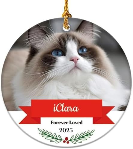 HOBULL Personalisierte Weihnachtskugeln mit Foto,Personalisiert 2024 Weihnachtsbaumschmuck,Foto Weihnachtsdekorationen für Paare,Familie,Freunde,Kinder HOBULL Personalisierte Weihnachtskugeln mit Foto,Personalisiert 2024 Weihnachtsbaumschmuck,Foto Weihnachtsdekorationen für Paare,Familie,Freunde,Kinder von HOBULL