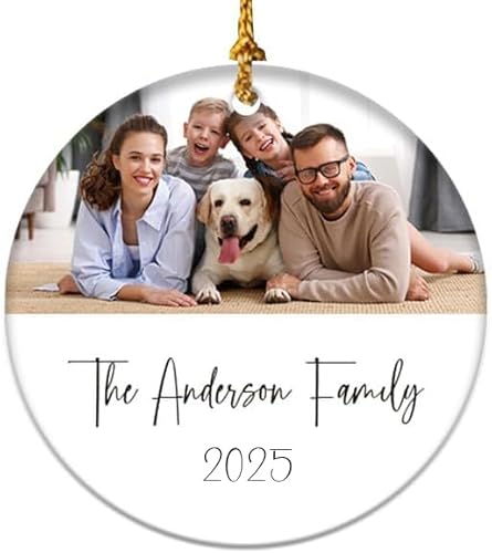 HOBULL Personalisierte Weihnachtskugeln mit Foto,Personalisiert 2024 Weihnachtsbaumschmuck,Foto Weihnachtsdekorationen für Paare,Familie,Freunde,Kinder HOBULL Personalisierte Weihnachtskugeln mit Foto,Personalisiert 2024 Weihnachtsbaumschmuck,Foto Weihnachtsdekorationen für Paare,Familie,Freunde,Kinder von HOBULL