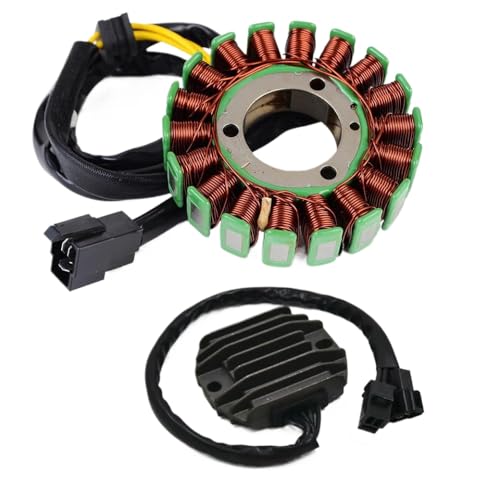 GS500 GS500F Regler -Gleichrichter Statorspulen -Dichtungsabdeckung kompatibel mit 2004 2005 2006 2007 2008 2009 Modelle passt zu GS 500 500F Motorrad -Elektro -Teilen(B) von HOBXMFY