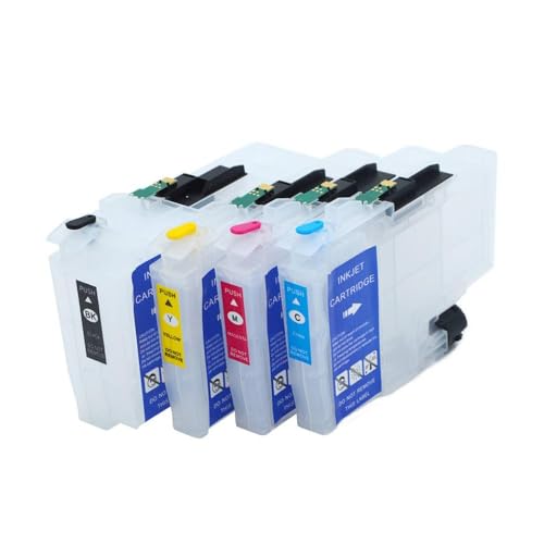 HOBXMFY 4Color LC427 Nachfüllkartusche mit MFC-J5955 MFC-J6955 MFC-J6957 MFCJ6959 HL-J6010 Drucker Ersatztinte HOBXMFY 4Color LC427 Nachfüllkartusche mit MFC-J5955 MFC-J6955 MFC-J6957 MFCJ6959 HL-J6010 Drucker Ersatztinte von HOBXMFY