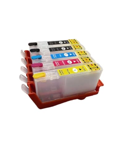 HOBXMFY Leer 178 364 564 862 Tintenpatrone Nachfüllkompatibel mit C5388 C5390 C5393 C5540 C5550 C5570 C5580 C6324 C6340 C6350 C6375 C6380 Drucker(178-RU MEA JPN) von HOBXMFY