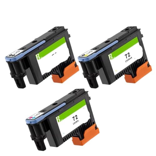 HOBXMFY Renovierter Druckkopf 72 C9380A C9383A C9384A 1 Set -SETE VON MIT DESIGNJET T770 T790 T1120 T1200 T1300 T1100 T2300 T620 T610 Großformat -Drucker HOBXMFY Renovierter Druckkopf 72 C9380A C9383A C9384A 1 Set -SETE VON MIT DESIGNJET T770 T790 T1120 T1200 T1300 T1100 T2300 T620 T610 Großformat -Drucker von HOBXMFY