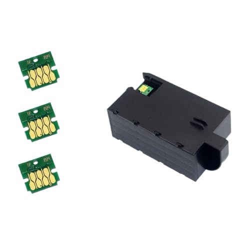 HOBXMFY Wartungsabfall -Tinten -Tank -Kollektor und Chip T3661 C13T3661000 kompatibel mit XP6000 XP6005 XP6100 XP6105 XP8500 XP15000 Drucker Patronenersatz von HOBXMFY