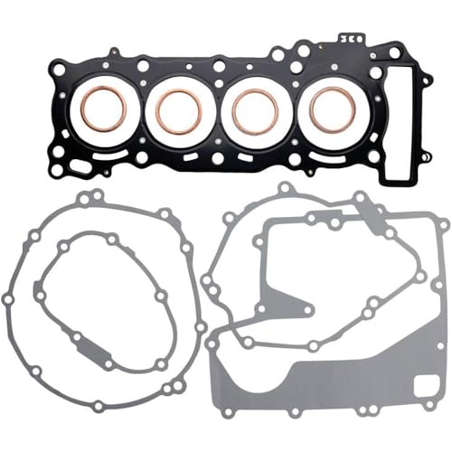 Motorradmotor -Dichtung eingestellt mit YZF R6 -Modellen 2006 2024 Zylinder Kurbelgehäuse -Reparaturteile Kompatibel mit YZFR6(Complete set -1) von HOBXMFY