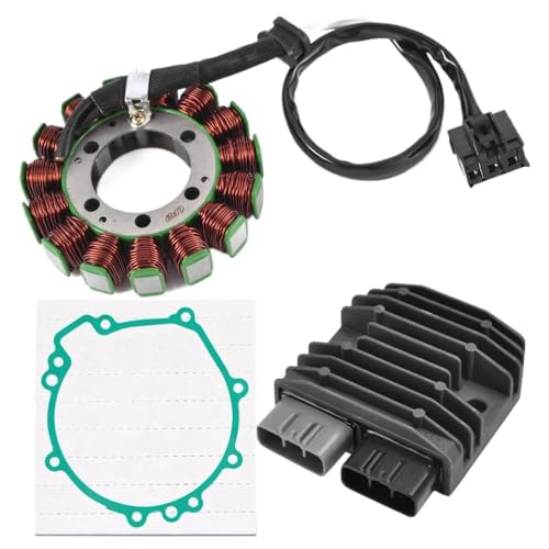 Regler-Gleichrichterstator-Spulendichtung mit - 10R 1000 ZX1000 ZX-10R ZX10R ZX1000D6F 7F 7FA-Modelle 2006 2007 Jahr kompatibel(A) von HOBXMFY