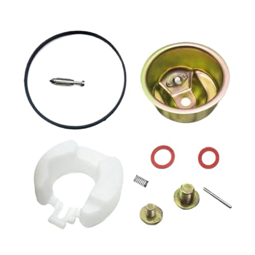 Vergaserreparaturkit Kompatibel mit GX120 GX160 GX200 Motor kompatibel mit Nadelschüssel Schwimmerdichtung Dichtungsstift Rasenmäherteile Vergaserreparaturkit Kompatibel mit GX120 GX160 GX200 Motor kompatibel mit Nadelschüssel Schwimmerdichtung Dichtungsstift Rasenmäherteile von HOBXMFY