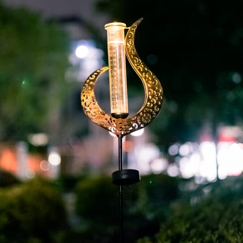 HOBYLUBY 99 cm Regenmesser für den Außenbereich – Solarflamme-Design Regenmesser für Hof, Rasen, Weg, Terrasse HOBYLUBY 99 cm Regenmesser für den Außenbereich – Solarflamme-Design Regenmesser für Hof, Rasen, Weg, Terrasse von HOBYLUBY