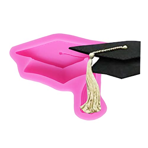 Fondant Formen 2 Pcs Dr Hat Graduation Hut Bachelor Hut Silikon Form Fondant Schokolade Kuchen Dekoration Form von HOCAH