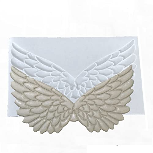 Fondant Formen 2 Stück Engelsflügel Silikonform Zuckerkuchen Dekorative Form Schokoladenform Backwerkzeug Tontropfenform Fondant Formen 2 Stück Engelsflügel Silikonform Zuckerkuchen Dekorative Form Schokoladenform Backwerkzeug Tontropfenform von HOCAH