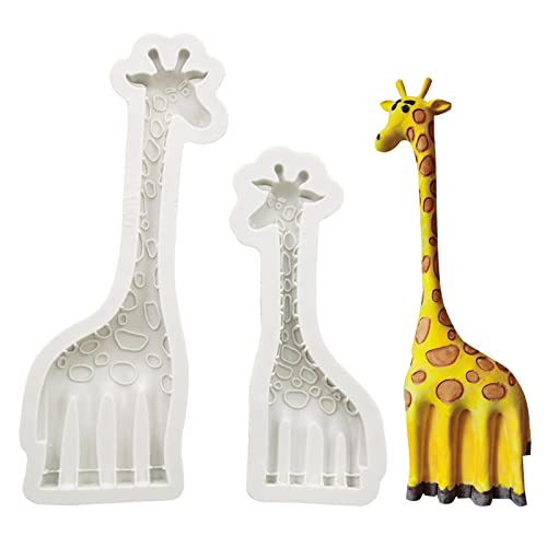 Fondant Formen 2 Stück Größe Giraffe Silikon Form Zucker Schokolade Form Kuchen Dekoration Form Aromatherapie Gips Form Fondant Formen 2 Stück Größe Giraffe Silikon Form Zucker Schokolade Form Kuchen Dekoration Form Aromatherapie Gips Form von HOCAH