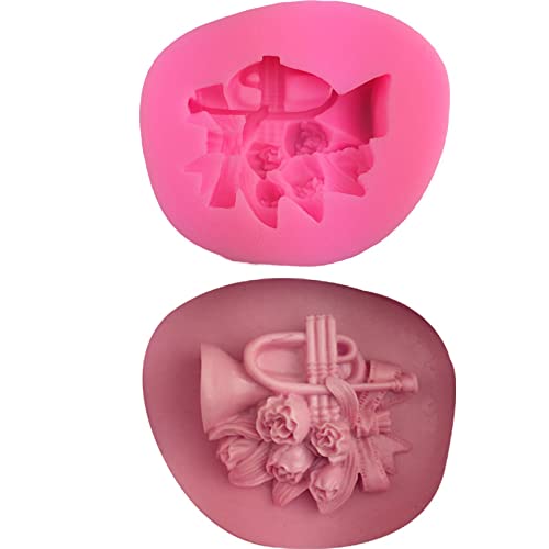 Fondant Formen 3 Stück Pfingstrose Trompete Modellierung Silikon Form Aromatherapie Handgemachter Zucker Flipping Schokolade Kuchen Form Zucker Drehwerkzeug Fondant Formen 3 Stück Pfingstrose Trompete Modellierung Silikon Form Aromatherapie Handgemachter Zucker Flipping Schokolade Kuchen Form Zucker Drehwerkzeug von HOCAH