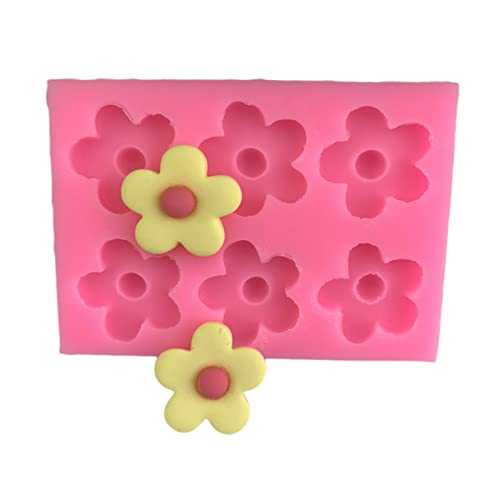 Fondant Formen 5 Stück Mini 5 Blütenblatt Blüten Kleine Blumen Silikon Form Schokolade Zucker Flipping Dekoratives Werkzeug Tropft Kleber Gipsform Fondant Formen 5 Stück Mini 5 Blütenblatt Blüten Kleine Blumen Silikon Form Schokolade Zucker Flipping Dekoratives Werkzeug Tropft Kleber Gipsform von HOCAH