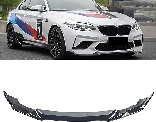 HOCAH Auto Frontlippe Frontspoiler für BMW 2er F87 M2 Style 2018-2020, Stoßfängerlippe Spoilerlippe Dauerhaft ABS AntiKollision Frontspoiler Protector HOCAH Auto Frontlippe Frontspoiler für BMW 2er F87 M2 Style 2018-2020, Stoßfängerlippe Spoilerlippe Dauerhaft ABS AntiKollision Frontspoiler Protector von HOCAH