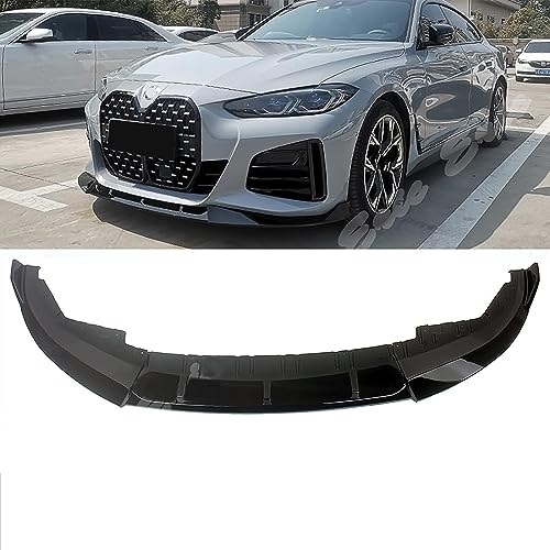 HOCAH Auto Frontspoiler Für BMW 4er 2020+ G26 420i 430i 435i M440i Tuning,Stoßfängerlippe Spoilerlippe ABS Dauerhaft AntiKollision Frontspoiler Protector von HOCAH