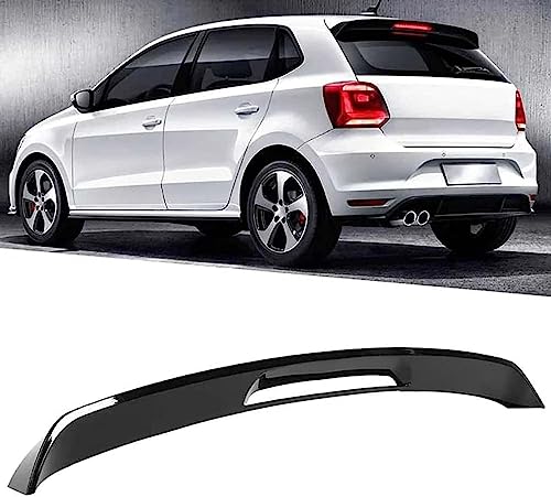 HOCAH Auto Heckscheibe Spoiler für VW Polo Mk5 6r 6c Standard 2009 2010-2017, Kofferraumspoiler Autodach Rear Spoiler Lippe Styling Karosserie-Anbauteile von HOCAH