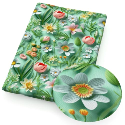 20x33cm/50x140cm 3D-Szene Blüten Blumen Blumen Schmetterling Bedruckte Kunstlederblätter Kunstleder Stoffrolle für DIY Ohrringe Schleifen 20x33cm/50x140cm 3D-Szene Blüten Blumen Blumen Schmetterling Bedruckte Kunstlederblätter Kunstleder Stoffrolle für DIY Ohrringe Schleifen von HOCEDO