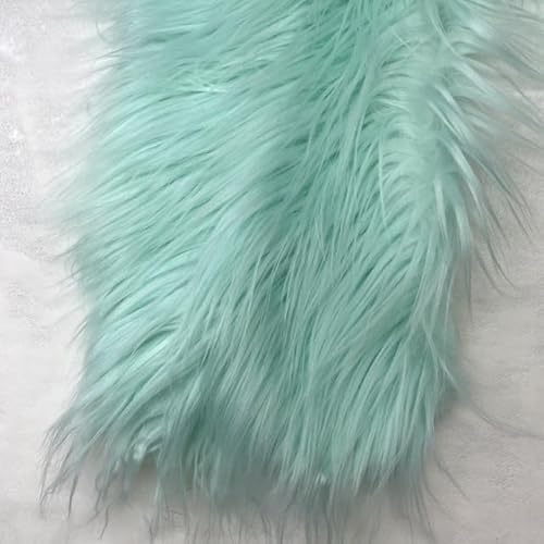 HOCEDO 170cmx45cm Grün Orange Lila Gelb 7cm Langer Plüsch Kunstwollfell Stoff für Puppenhaare Tierohren HOCEDO 170cmx45cm Grün Orange Lila Gelb 7cm Langer Plüsch Kunstwollfell Stoff für Puppenhaare Tierohren von HOCEDO