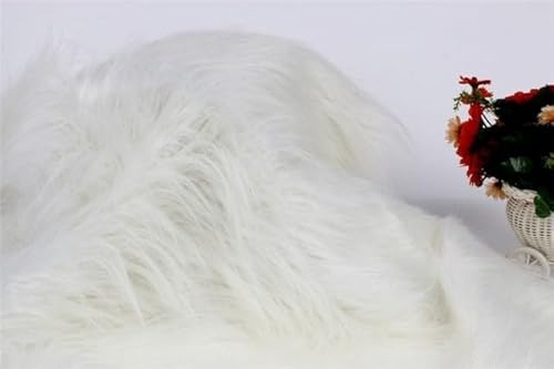 HOCEDO 50/100x160cm Multi Farben Plüsch Spielzeug Stoff Lange Haare Kunstpelz Stoff Hand Machen DIY Hintergrund Pelz Stoff von HOCEDO
