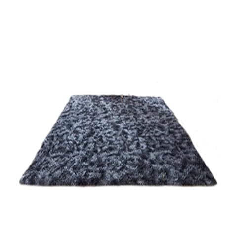 HOCEDO Langflor Teppiche 170 x 340 cm Wärmeisolierend, Wärmespeichernd, rutschfest Waschbarer Moderner Teppiche, Dunkelgrau von HOCEDO