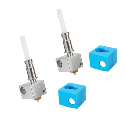 2-Pack V5 J Kopf Druckkopf Hotend Düse 0.4mm mit Silikon Socke 1.75mm NUR kompatibel mit Anycubic Kobra und Kobra Neo 3D Drucker Zubehör von HOCENWAY