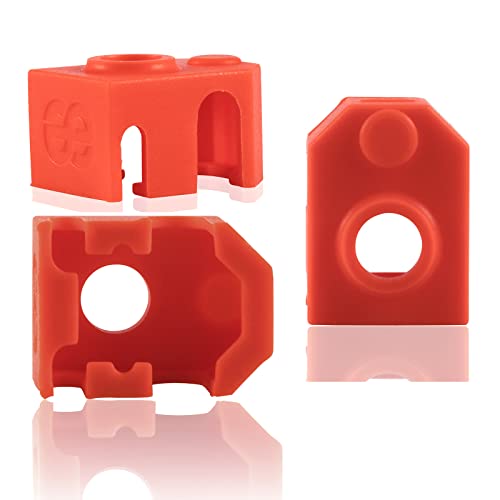 3er-Pack 3D-Drucker Silikonsocken-Schutzhülle, kompatibel mit Phaetus Dragon Hotend Extruder Heizblock (Silikonsocken) von HOCENWAY