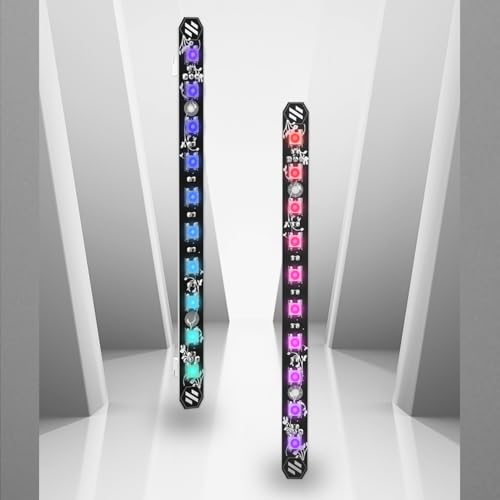 HOCENWAY 2 x 270 mm Vollfarb-RGB-Hartlichtstreifen, Tageslicht auf einem Stab, XXL-Leiterplatten-Kits, 5 V Lampenleiste, WS2812B, Festzelt, LED, kompatibel mit Voron 2.4 / Trident 3D-Drucker-Zubehör von HOCENWAY