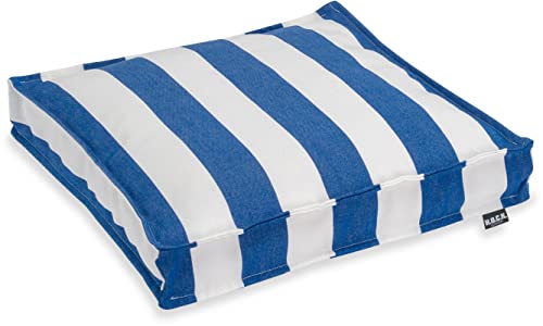 H.O.C.K. Classic Streifen Outdoor Sitzkissen Größen (40x40x5cm, Royal blau) von H.O.C.K.