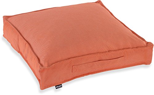 HOCK Caribe Outdoor Matratzenkissen 50x50x10cm orange Naranja 01 von HOCK