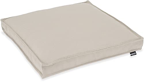 HOCK Caribe Outdoor Sitzkissen Stuhlkissen wasserabweisend/lichtecht (6-7) 50x50x5cm Piedra beige col. 01 von HOCK