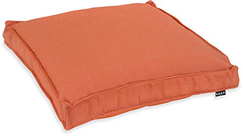 HOCK Caribe Outdoor Sitzkissen CLOU Stuhlkissen wasserabweisend/lichtecht (6-7) 50x50x5cm orange von HOCK