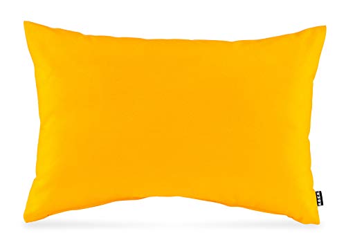HOCK Classic Uni Outdoor Kissen inkl. Füllung 60x40cm gelb von HOCK