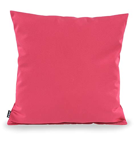 HOCK Classic Uni Outdoor Kissen inkl. Füllung 50x50cm pink von HOCK