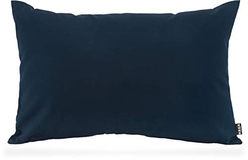 HOCK Classic Uni Outdoor Kissen inkl. Füllung 60x40cm Navy-blau von HOCK