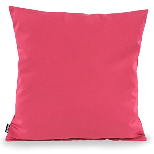 HOCK Classic Uni Outdoor Kissen inkl. Füllung 70x70cm pink von HOCK