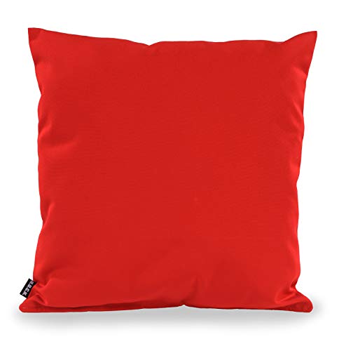 HOCK Classic Uni Outdoor Kissen inkl. Füllung 70x70cm rot von HOCK