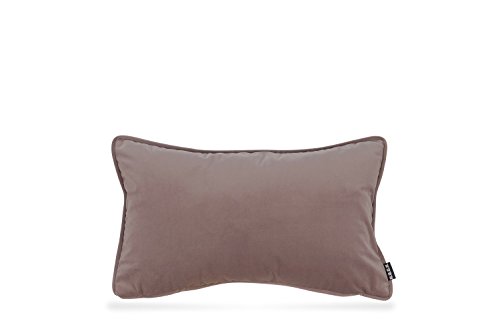 HOCK Nobile Samt Kissen inkl. Füllung Kuschelkissen Sofakissen Couchkissen (Light-Rosy 023, 50 x 30 cm) von HOCK