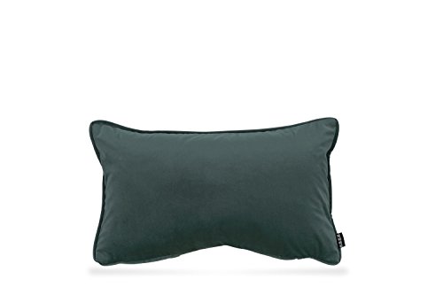 HOCK Nobile Samt Kissen inkl. Füllung inkl. Füllung Kuschelkissen Sofakissen Couchkissen (Pale-Green 056, 50 x 30 cm) von HOCK