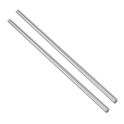 Linearwelle 8mm,2 Stück 8mm x 400mm Linearführung Horizontale Präzisionswelle Linearlager Rundstange von HOCPKOT