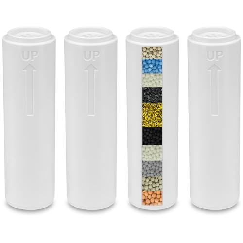 Mehrstufiger Duschfilter, Ersatz kompatibel mit SparkPod Duschfilter für Handbrause, 4 Stück Mehrstufiger Duschfilter, Ersatz kompatibel mit SparkPod Duschfilter für Handbrause, 4 Stück von HODSEUKIN