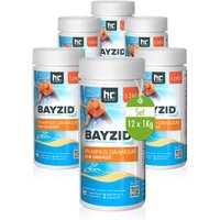 12x 1,5 kg BAYZID® pH Minus Granulat für den Pool von HÖFER CHEMIE GMBH