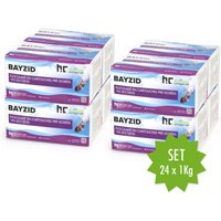 Höfer Chemie Gmbh - 24x 1 kg bayzid® Flockkartusche für Pools von HÖFER CHEMIE GMBH